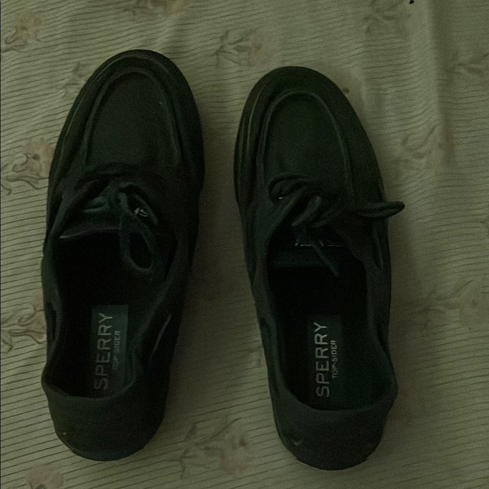 Sperry Black Boat Shoes Comfortable Versatile Design